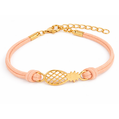 IVF Boss Pineapple Wishes Bracelet –  Sold Separately - Adjustable Cord Bracelet for IVF, Fertility, Adoption & Family Journeys