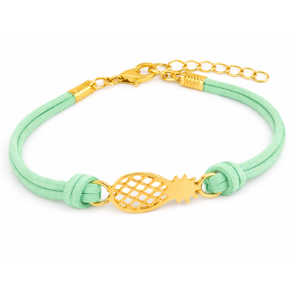 IVF Boss Pineapple Wishes Bracelet –  Sold Separately - Adjustable Cord Bracelet for IVF, Fertility, Adoption & Family Journeys