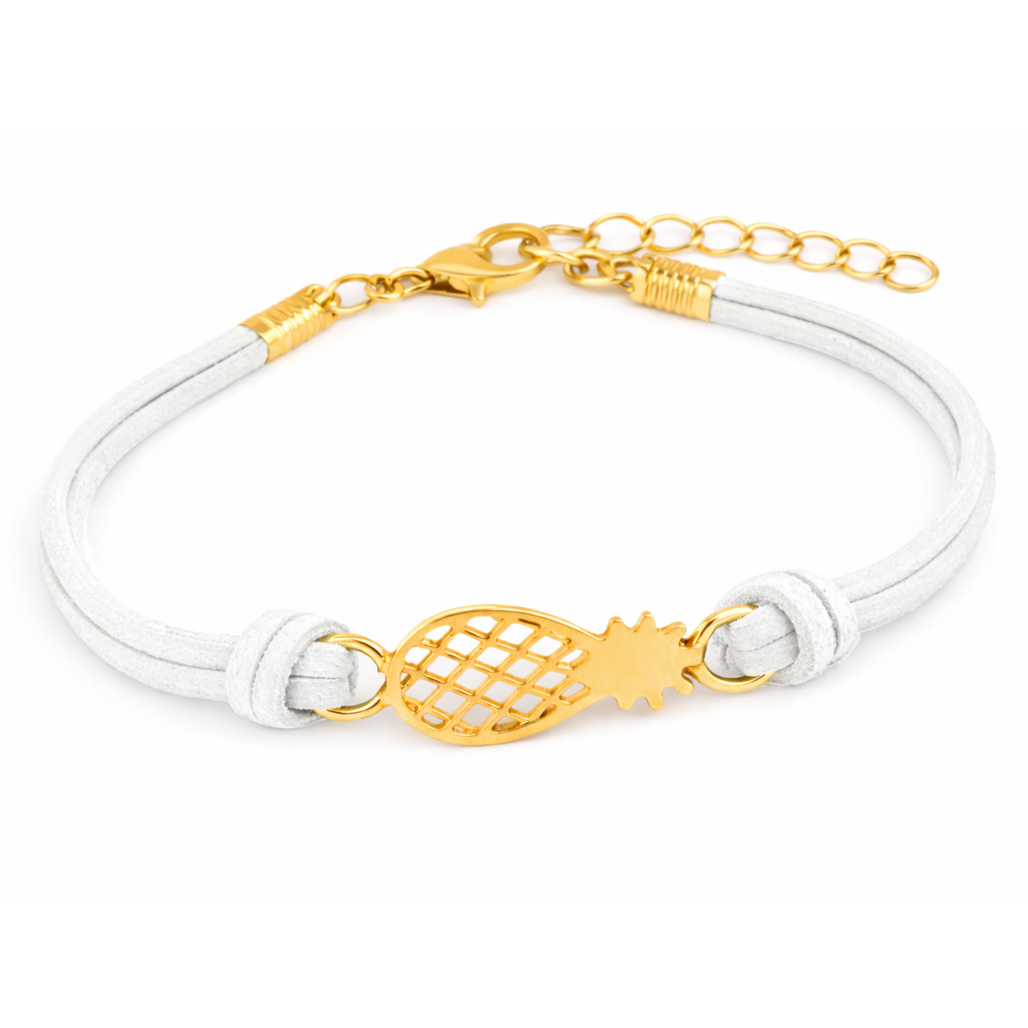 IVF Boss Pineapple Wishes Bracelet –  Sold Separately - Adjustable Cord Bracelet for IVF, Fertility, Adoption & Family Journeys