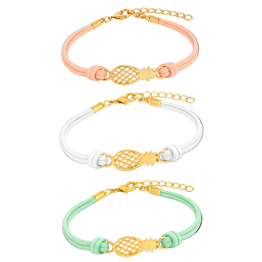 IVF Boss Pineapple Wishes Bracelet –  Sold Separately - Adjustable Cord Bracelet for IVF, Fertility, Adoption & Family Journeys