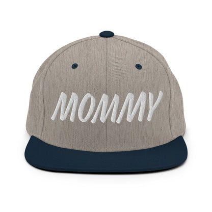 IVF Boss Mommy Snapback Hat – Embroidered Flat Brim Baseball Cap, Adjustable Fit for Moms & Moms-to-Be, Gift for Pregnancy Announcement, IVF Journey & Everyday Style