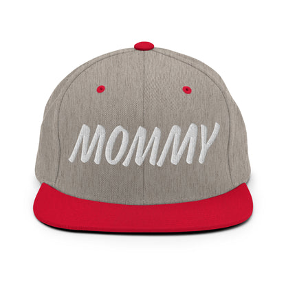 IVF Boss Mommy Snapback Hat – Embroidered Flat Brim Baseball Cap, Adjustable Fit for Moms & Moms-to-Be, Gift for Pregnancy Announcement, IVF Journey & Everyday Style