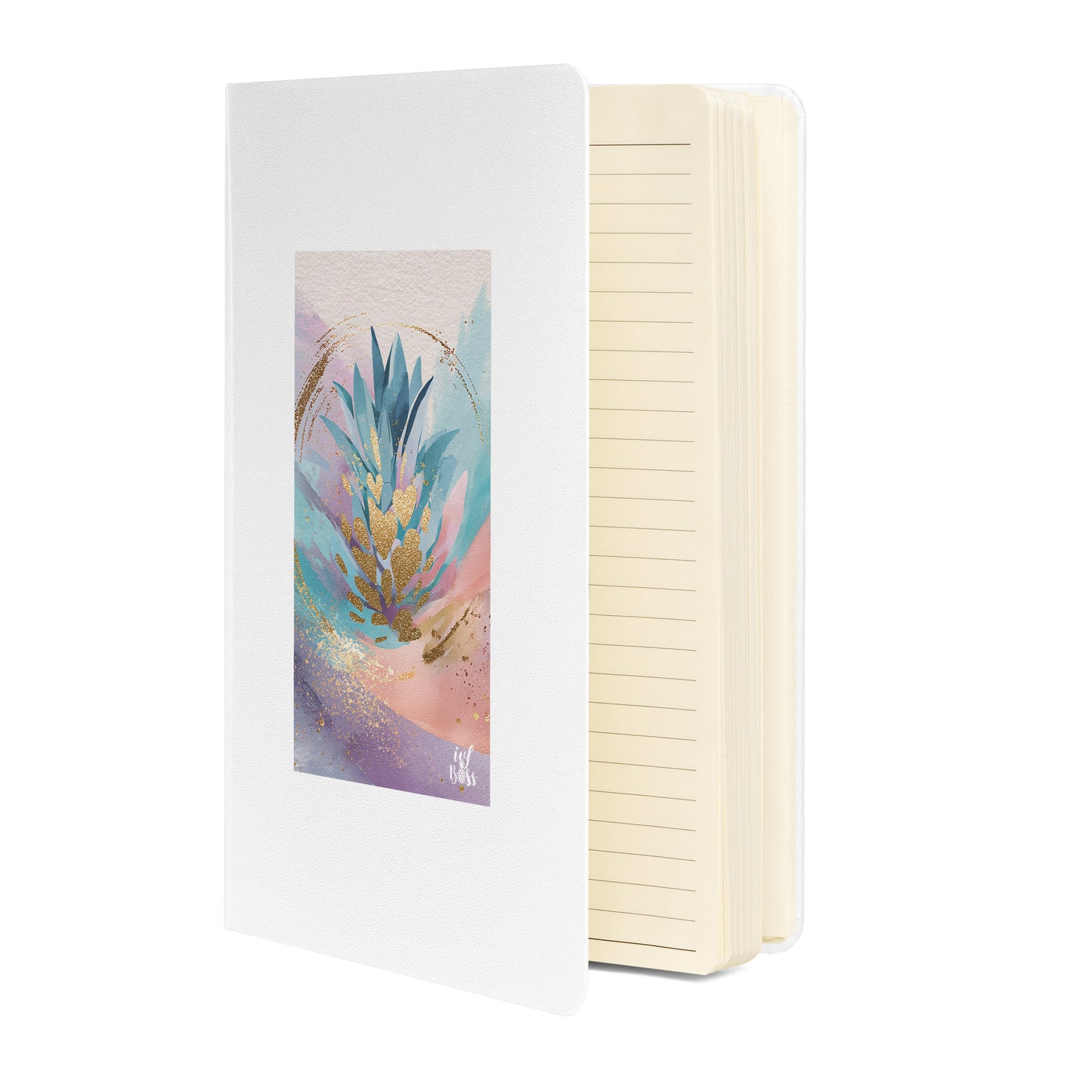 IVF Boss Pineapple Wishes Hardcover Journal: Matte Lined Notebook for IVF, Fertility, Adoption and Family Journeys
