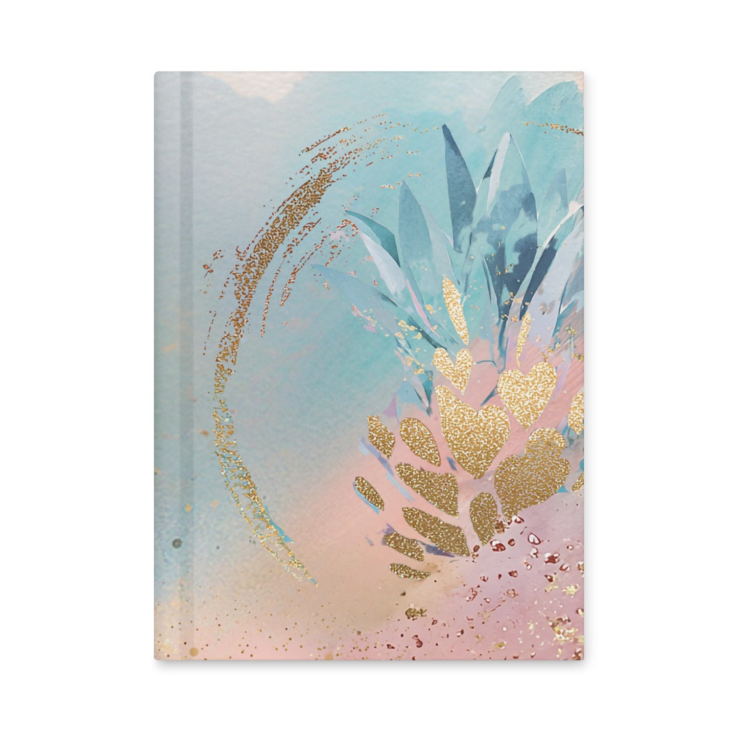 IVF Boss Pineapple Wishes Hardcover Journal: Matte Lined Notebook for IVF, Fertility, Adoption and Family Journeys
