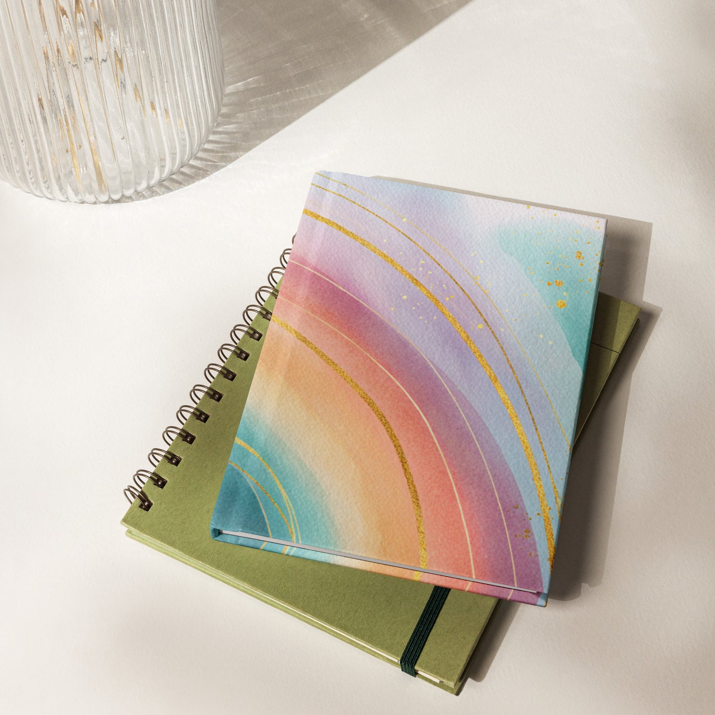 IVF Boss Rainbow Wishes Hardcover Journal: Lined Notebook for Reflection, Hope, and Everyday Inspiration