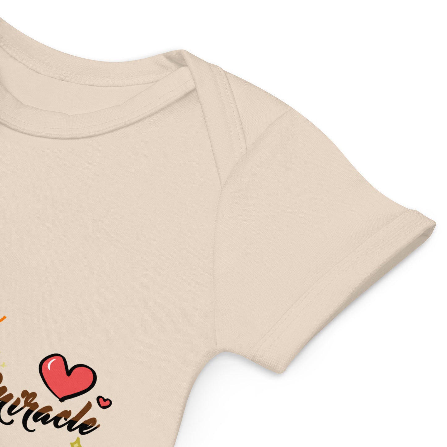 Little Miracle Organic Cotton Baby Bodysuit – IVF Baby Gift, Rainbow Baby Outfit, Pregnancy Announcement Onesie