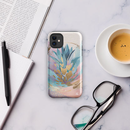 IVF Boss Pineapple Wishes Tough Case for iPhone®: Dual Layer Protective Phone Case with Pineapple Symbol for IVF, Fertility, Adoption and Family Journeys