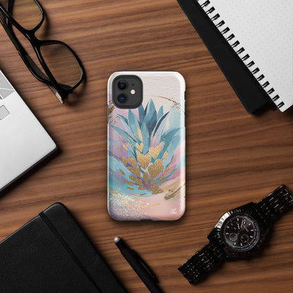 IVF Boss Pineapple Wishes Tough Case for iPhone®: Dual Layer Protective Phone Case with Pineapple Symbol for IVF, Fertility, Adoption and Family Journeys