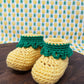 Pineapple Booties for Baby Fertility Gift