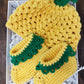 Handmade Pineapple Beanie and Booties for Baby Fertility Gift
