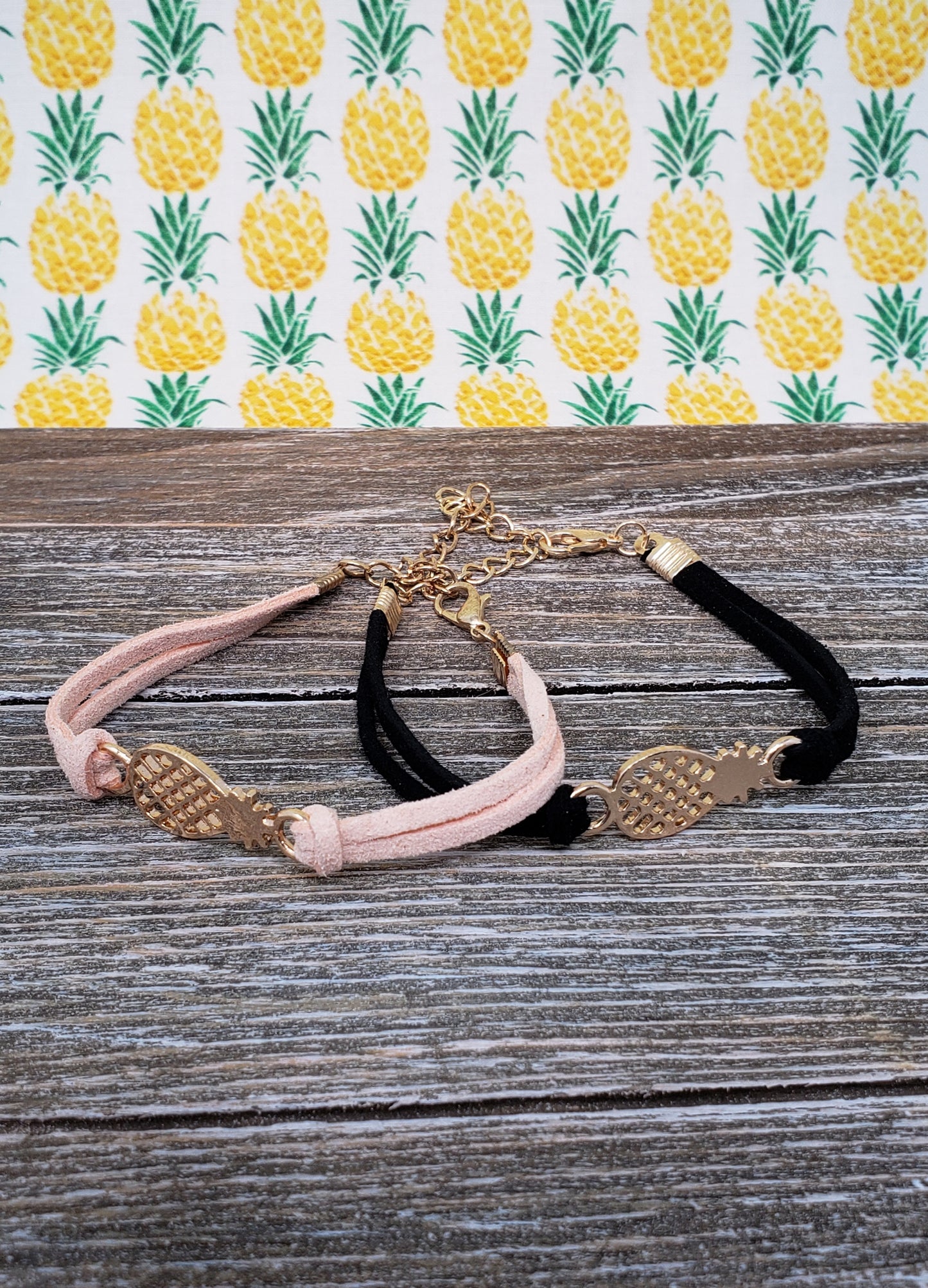 Pineapple Bracelet with Adjustable Chord Fertility Gift
