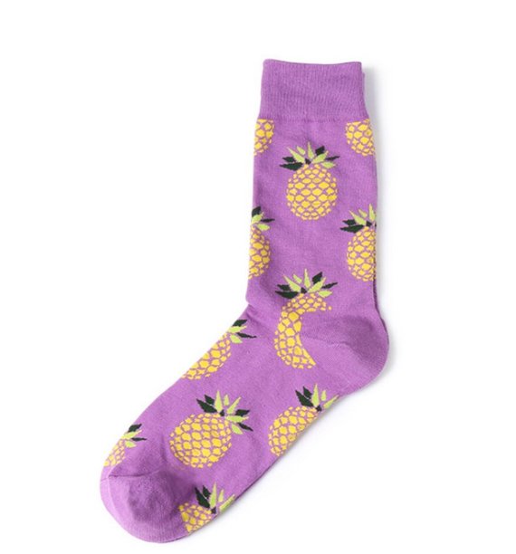 Pineapple Socks for Fertility Journey - Purple